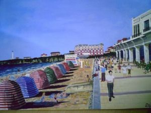 La grande plage à Biarritz